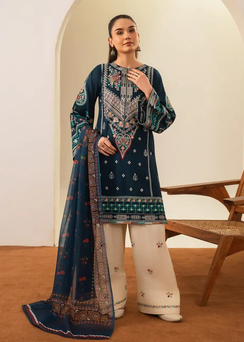SAJJAL EMBROIDERED 3PC