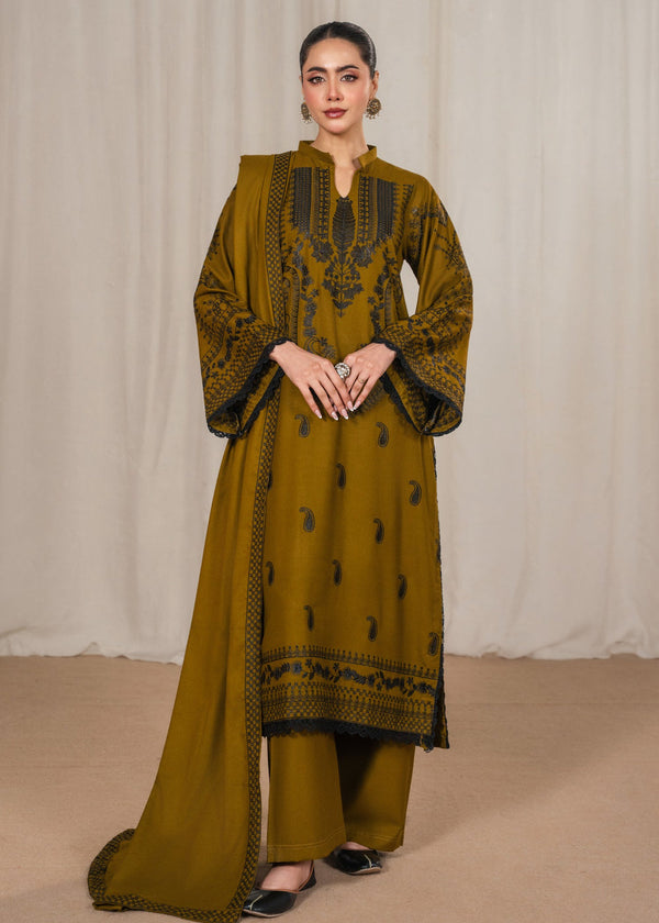 ZAITOON EMBROIDERED 3PC