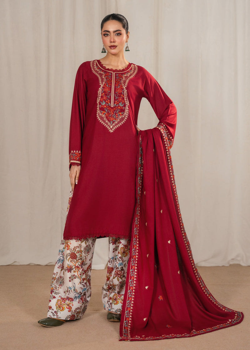 KESAR EMBROIDERED 3PC