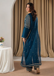 PEACOCK Z EMBROIDERED 3PC