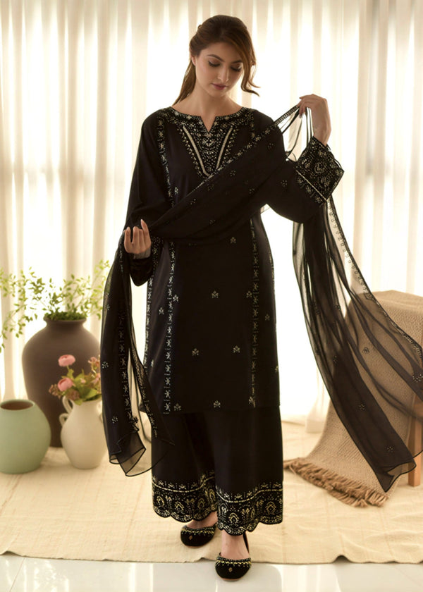 BAREEN EMBROIDERED 3PC
