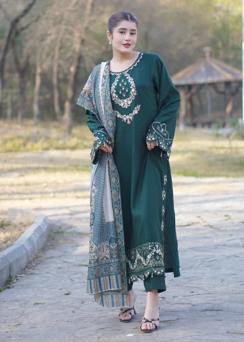 MANNAT EMBROIDERED 3PC