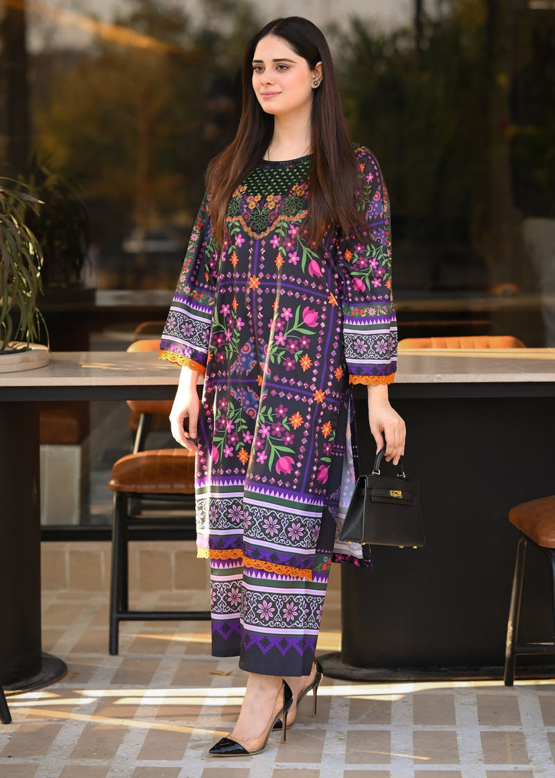 SAYA EMBROIDERED 2PC