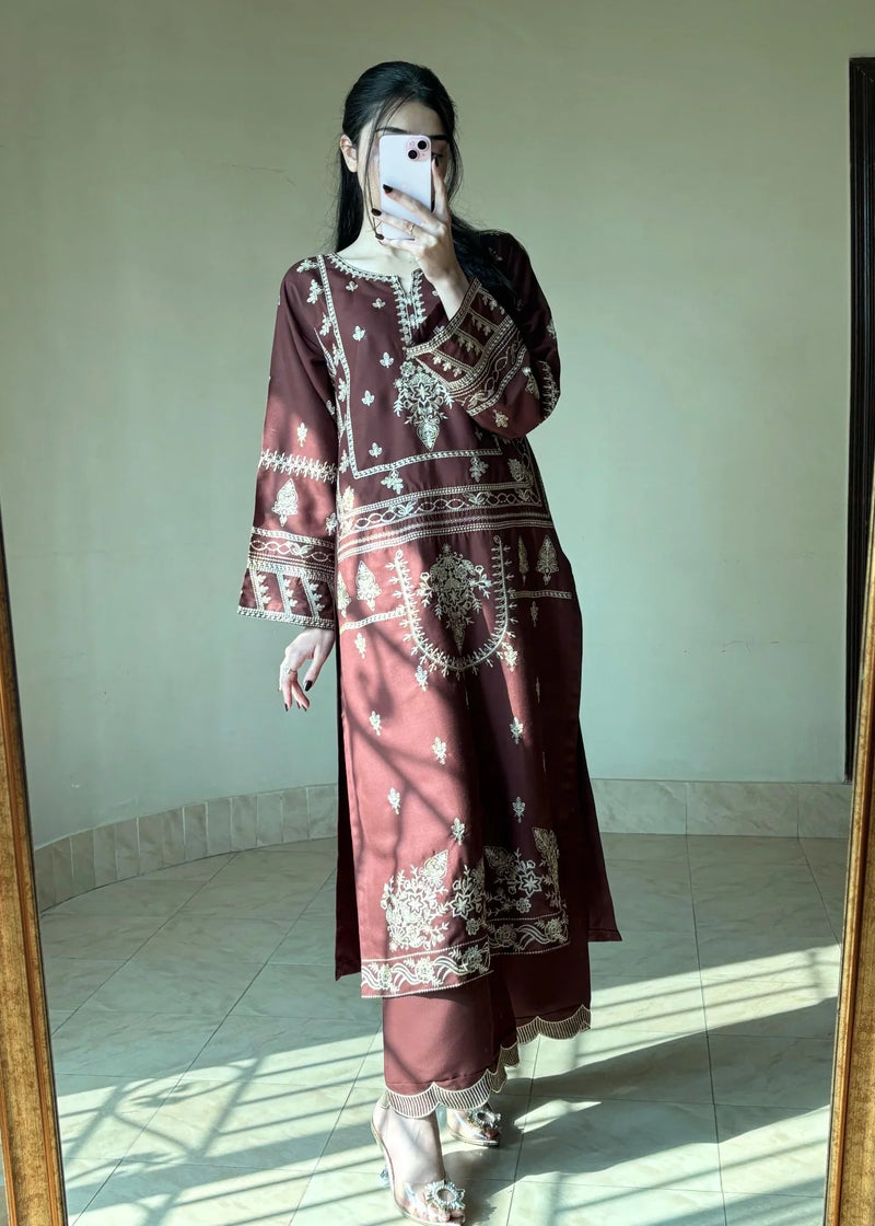 LIBAS EMBROIDERED 2pc
