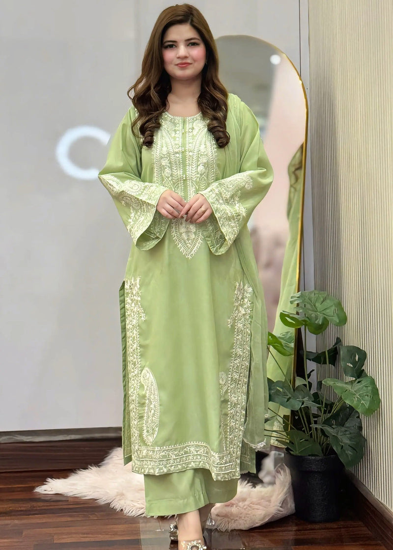 SAPPHIRE EMBROIDERED 3PC