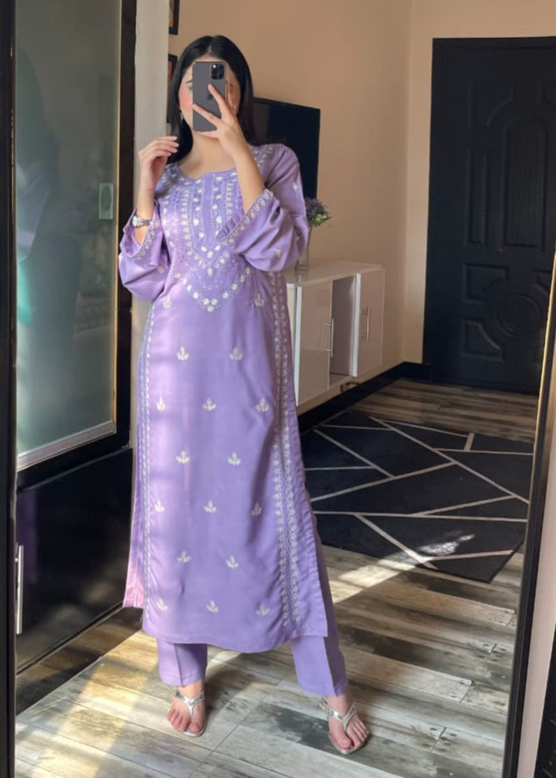 FEROZA EMBROIDERED 2PC