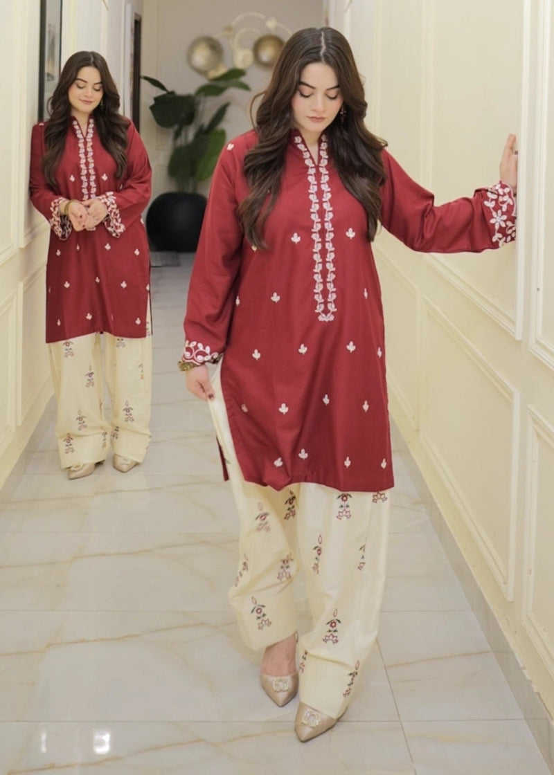 MULBERRY EMBROIDERED 2PC