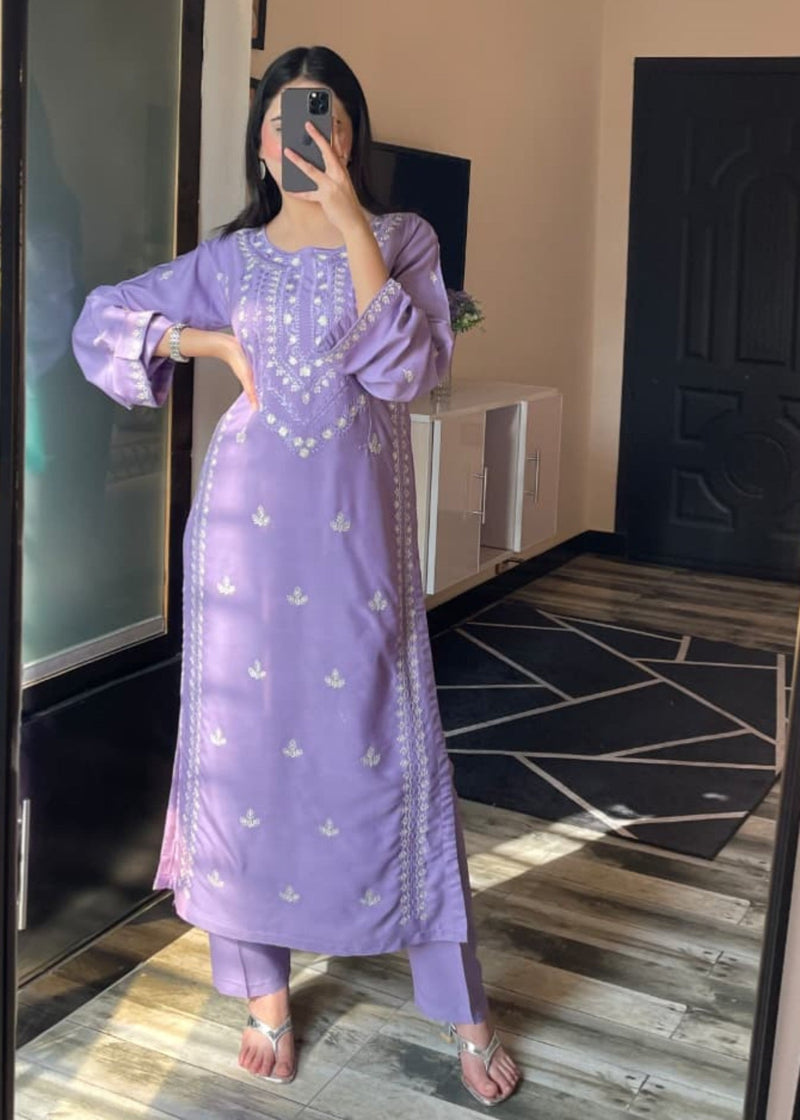 FEROZA EMBROIDERED 2PC